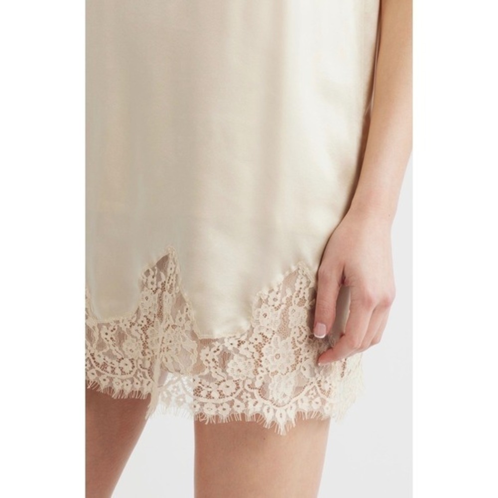 NWT Reformation Jessalyn Sleeveless Lace Silk Minidress NEW - Picture 4 of 6
